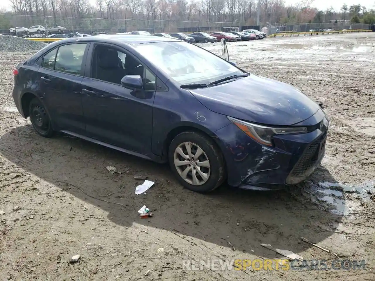 1 Photograph of a damaged car JTDEPMAE3MJ136903 TOYOTA COROLLA 2021