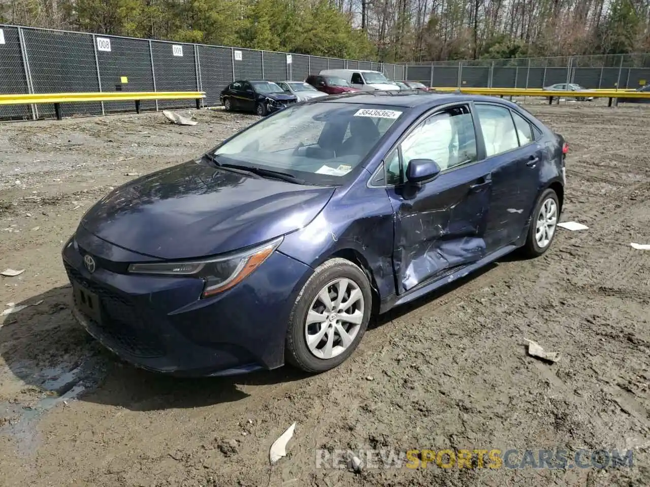 2 Photograph of a damaged car JTDEPMAE3MJ136903 TOYOTA COROLLA 2021