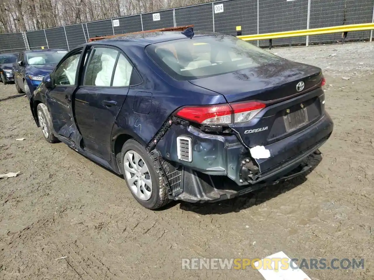 3 Photograph of a damaged car JTDEPMAE3MJ136903 TOYOTA COROLLA 2021