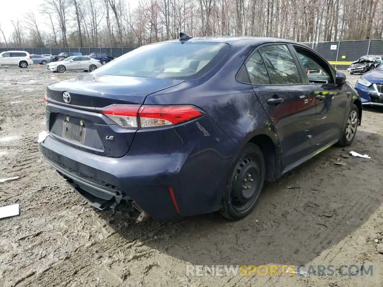 4 Photograph of a damaged car JTDEPMAE3MJ136903 TOYOTA COROLLA 2021