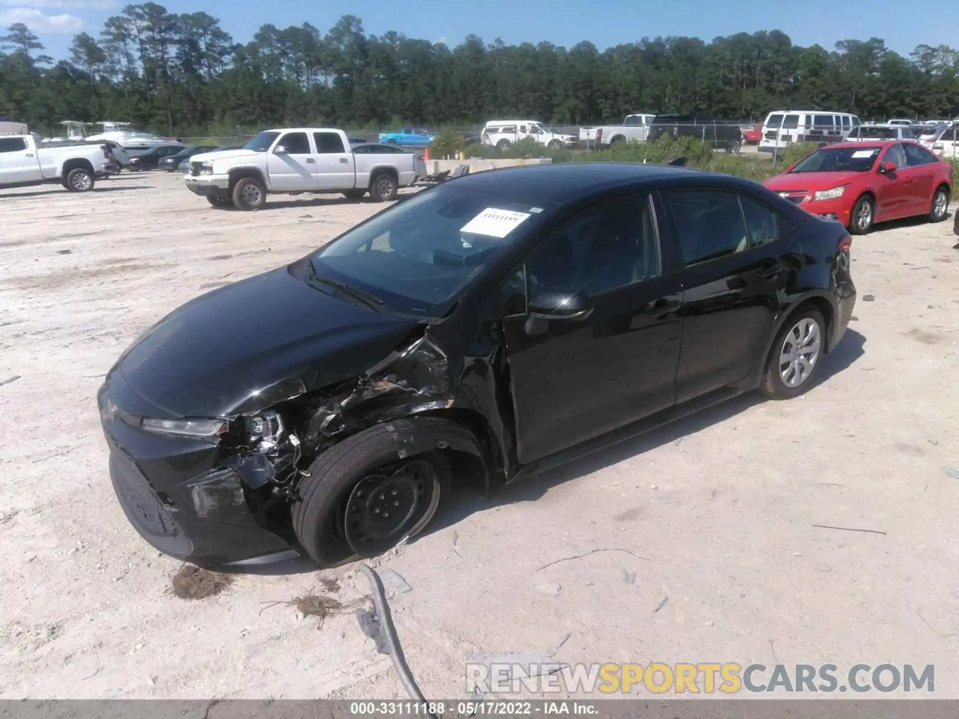 2 Photograph of a damaged car JTDEPMAE3MJ140028 TOYOTA COROLLA 2021