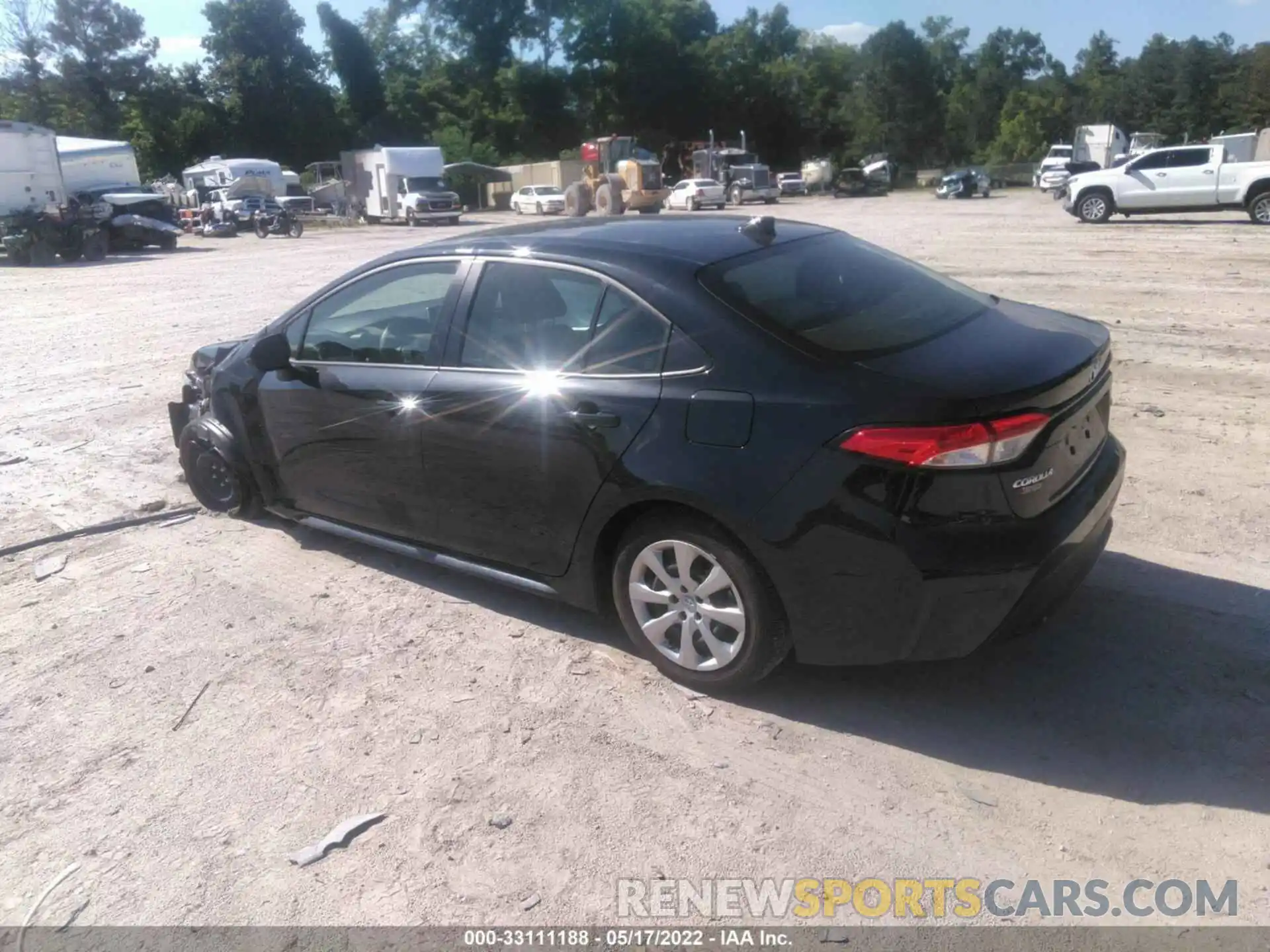 3 Photograph of a damaged car JTDEPMAE3MJ140028 TOYOTA COROLLA 2021