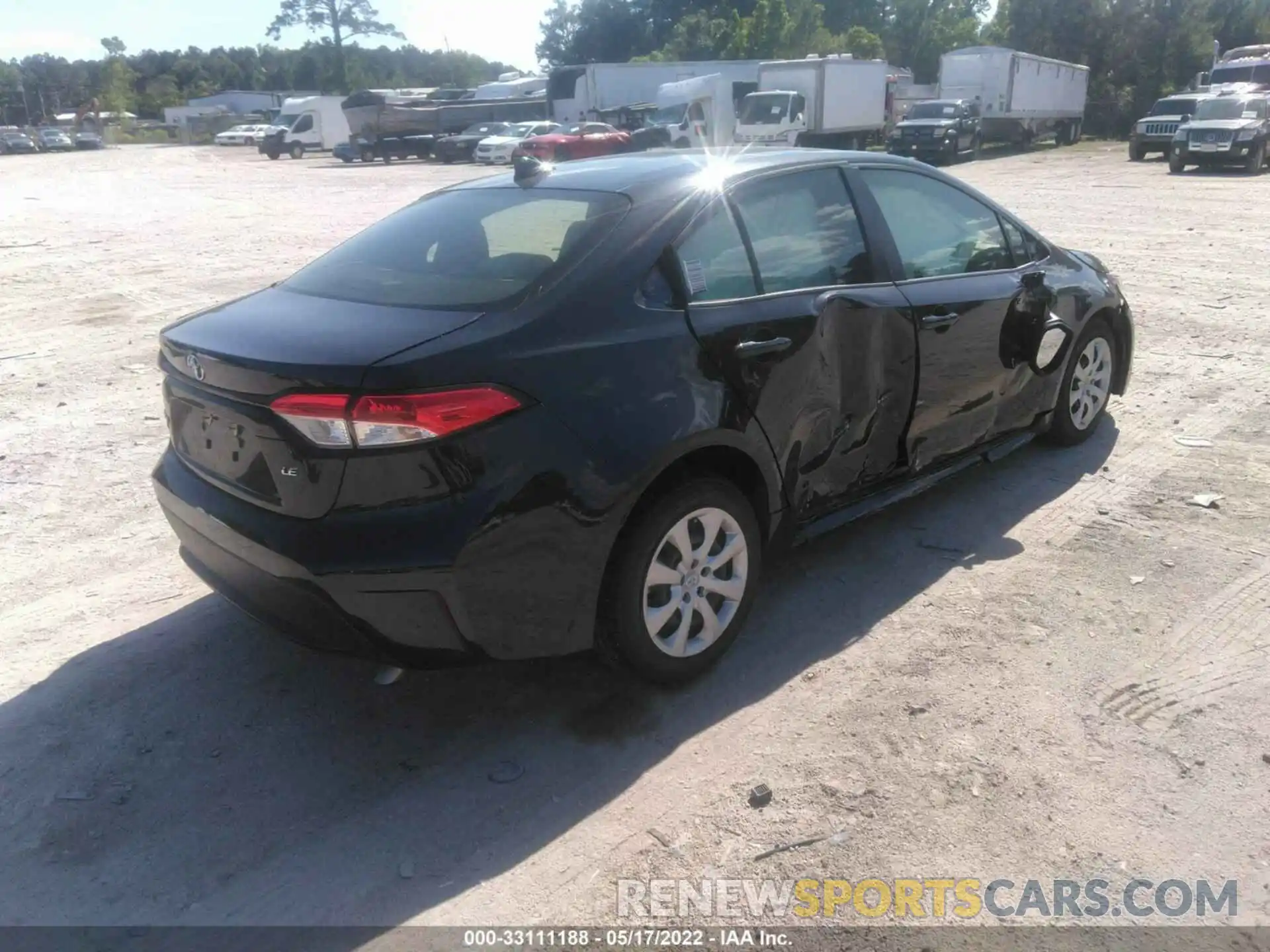 4 Photograph of a damaged car JTDEPMAE3MJ140028 TOYOTA COROLLA 2021