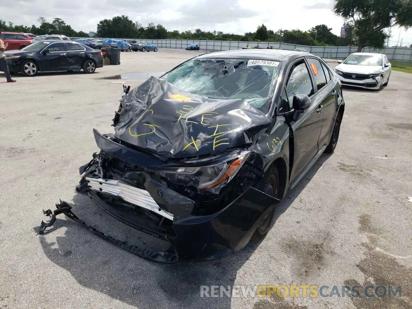 2 Photograph of a damaged car JTDEPMAE3MJ140840 TOYOTA COROLLA 2021