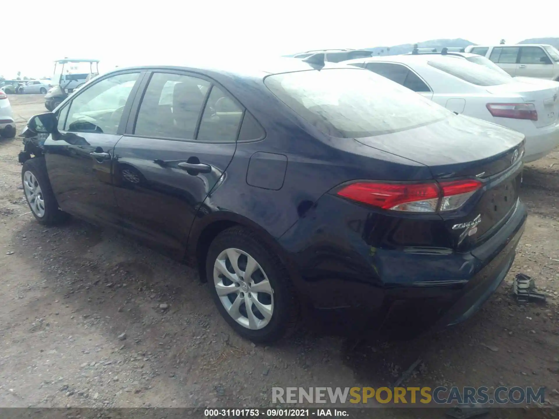 3 Photograph of a damaged car JTDEPMAE3MJ141177 TOYOTA COROLLA 2021