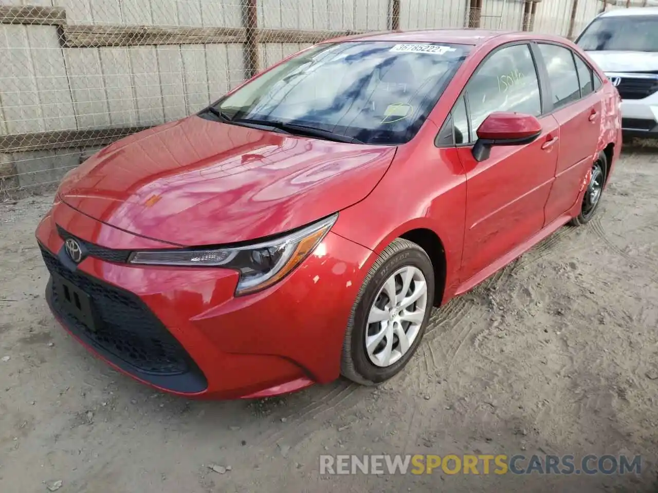 2 Photograph of a damaged car JTDEPMAE3MJ142121 TOYOTA COROLLA 2021