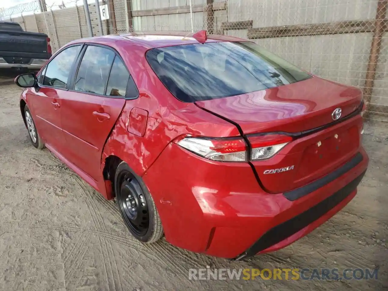 3 Photograph of a damaged car JTDEPMAE3MJ142121 TOYOTA COROLLA 2021