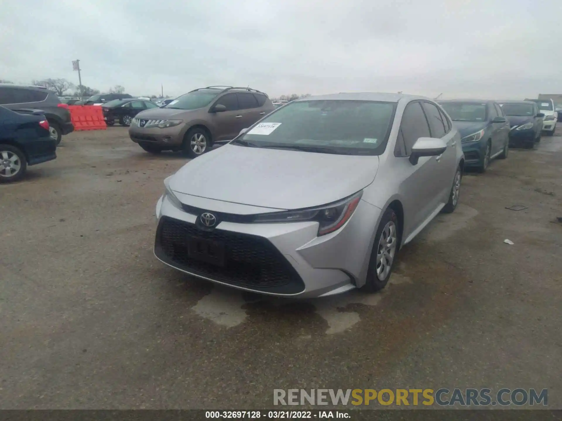 2 Photograph of a damaged car JTDEPMAE3MJ142572 TOYOTA COROLLA 2021