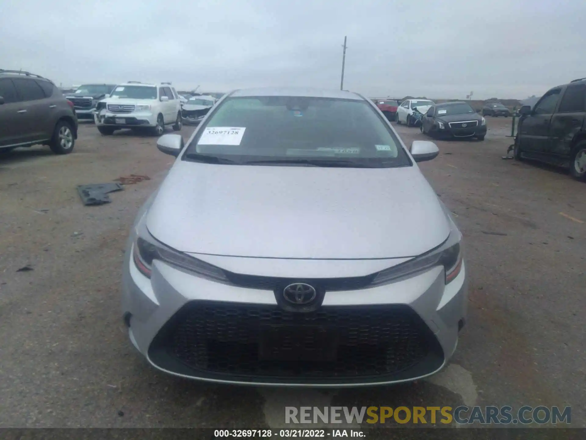 6 Photograph of a damaged car JTDEPMAE3MJ142572 TOYOTA COROLLA 2021