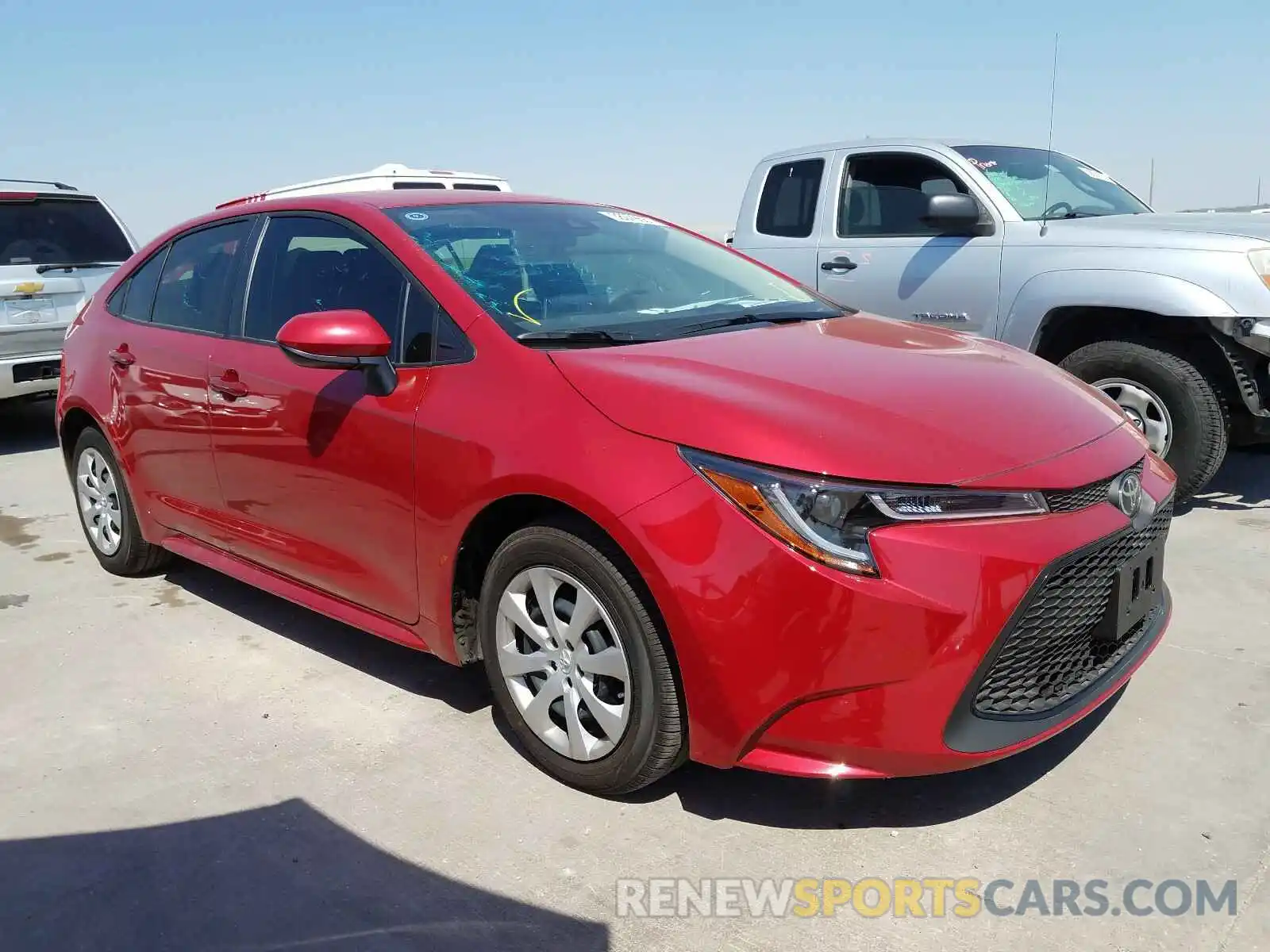 1 Photograph of a damaged car JTDEPMAE3MJ145214 TOYOTA COROLLA 2021