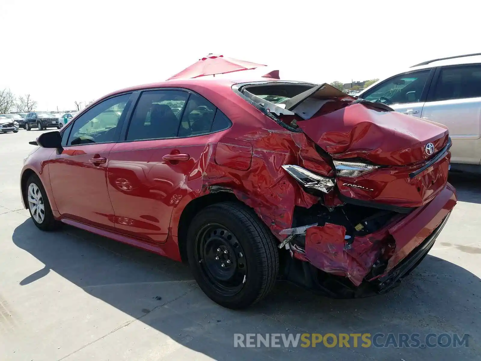 3 Photograph of a damaged car JTDEPMAE3MJ145214 TOYOTA COROLLA 2021