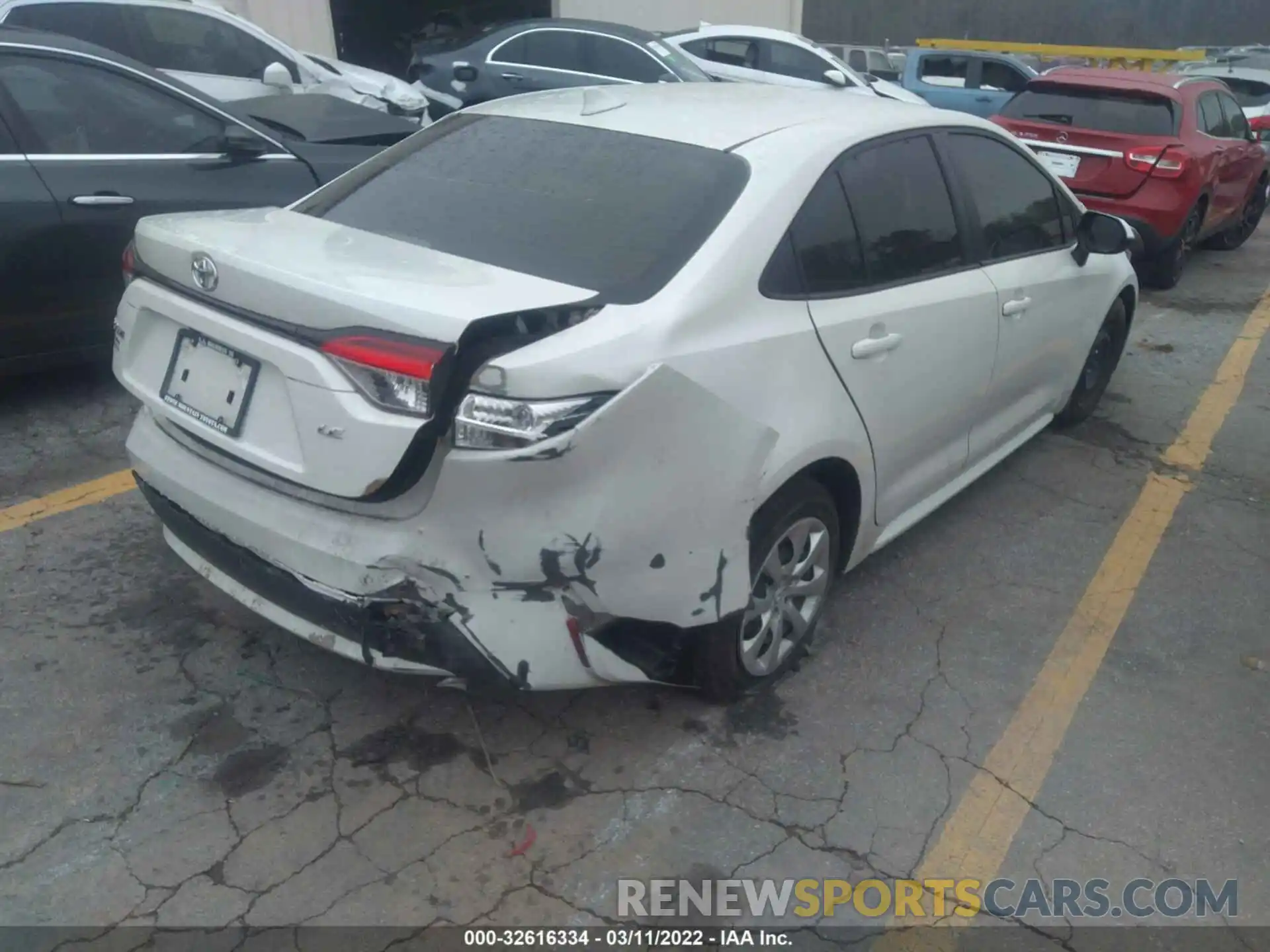 4 Photograph of a damaged car JTDEPMAE3MJ145293 TOYOTA COROLLA 2021