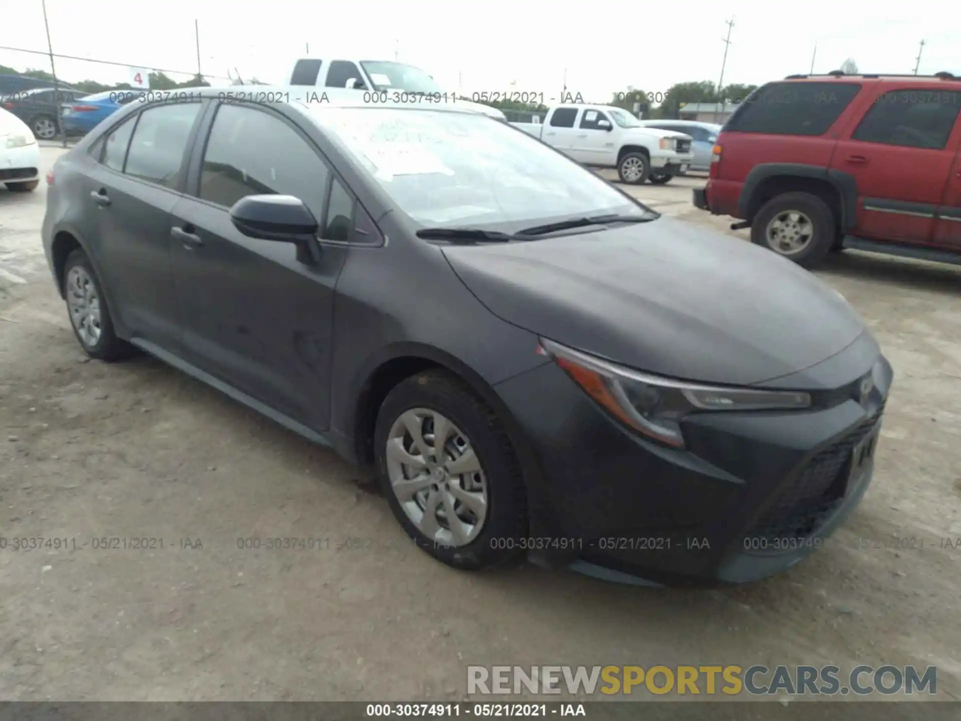 1 Photograph of a damaged car JTDEPMAE3MJ146248 TOYOTA COROLLA 2021