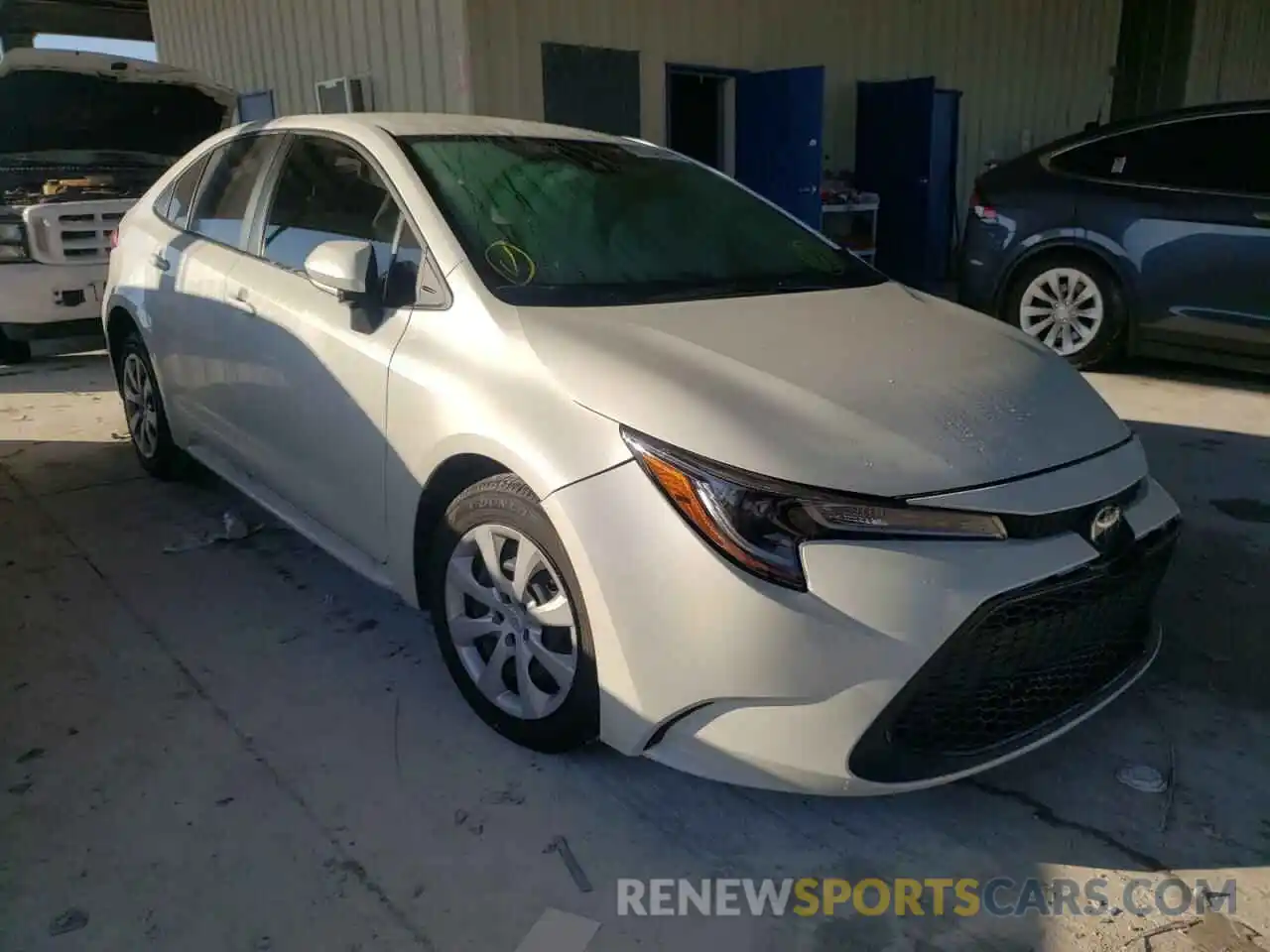 1 Photograph of a damaged car JTDEPMAE3MJ146721 TOYOTA COROLLA 2021