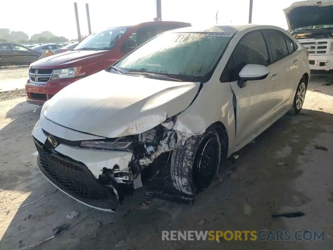 2 Photograph of a damaged car JTDEPMAE3MJ146721 TOYOTA COROLLA 2021