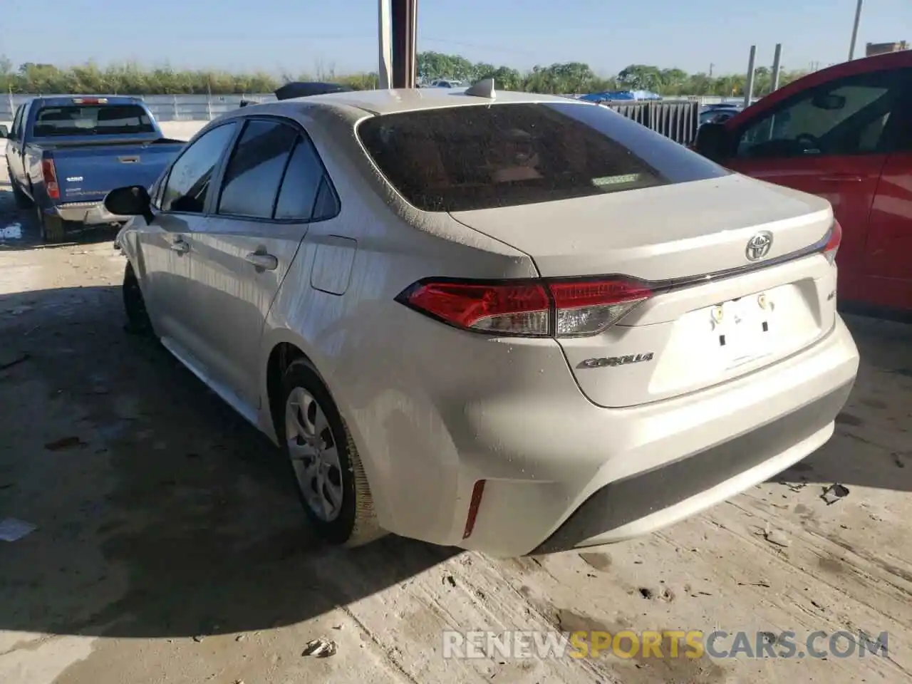 3 Photograph of a damaged car JTDEPMAE3MJ146721 TOYOTA COROLLA 2021