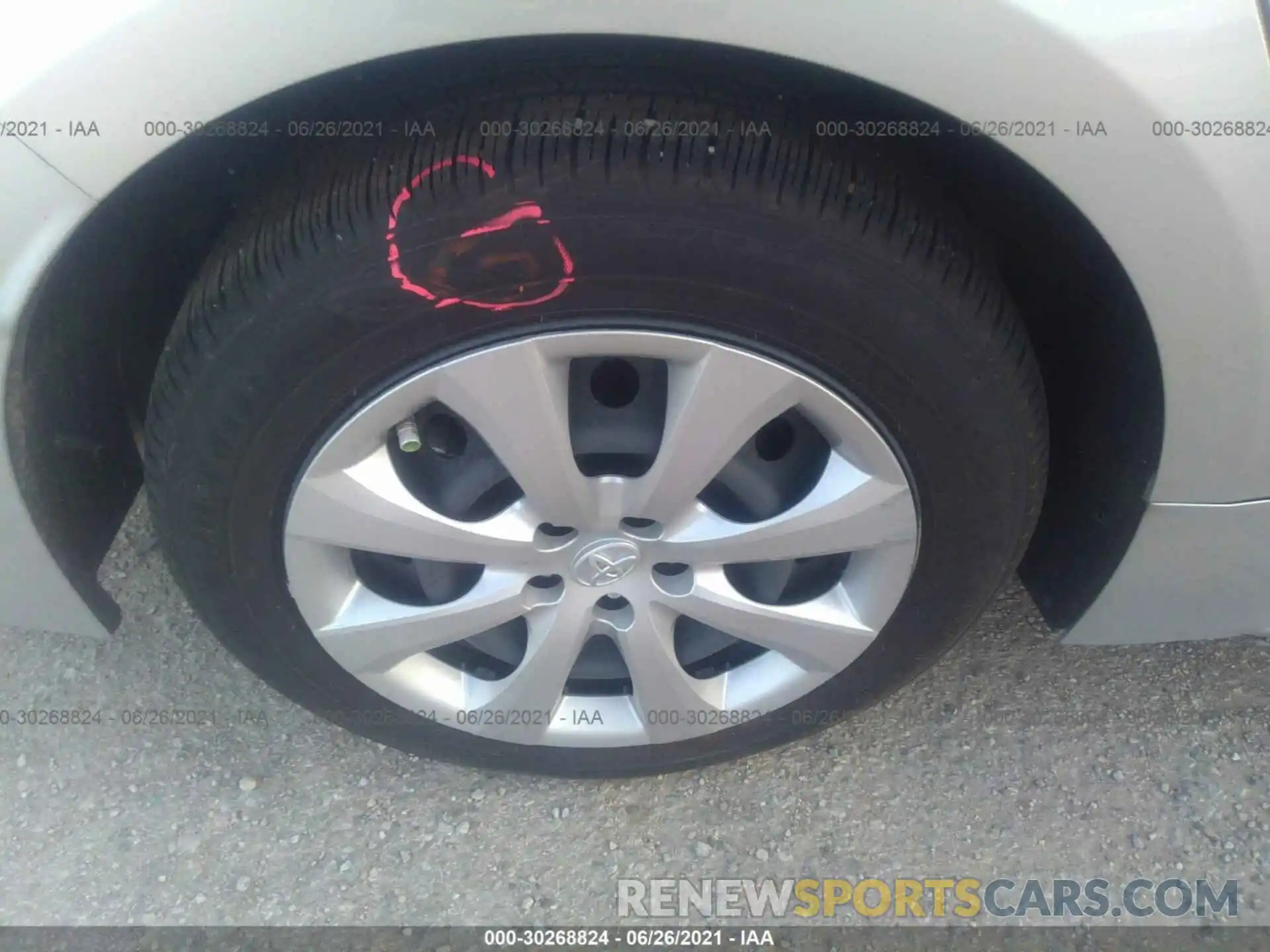 15 Photograph of a damaged car JTDEPMAE3MJ147335 TOYOTA COROLLA 2021