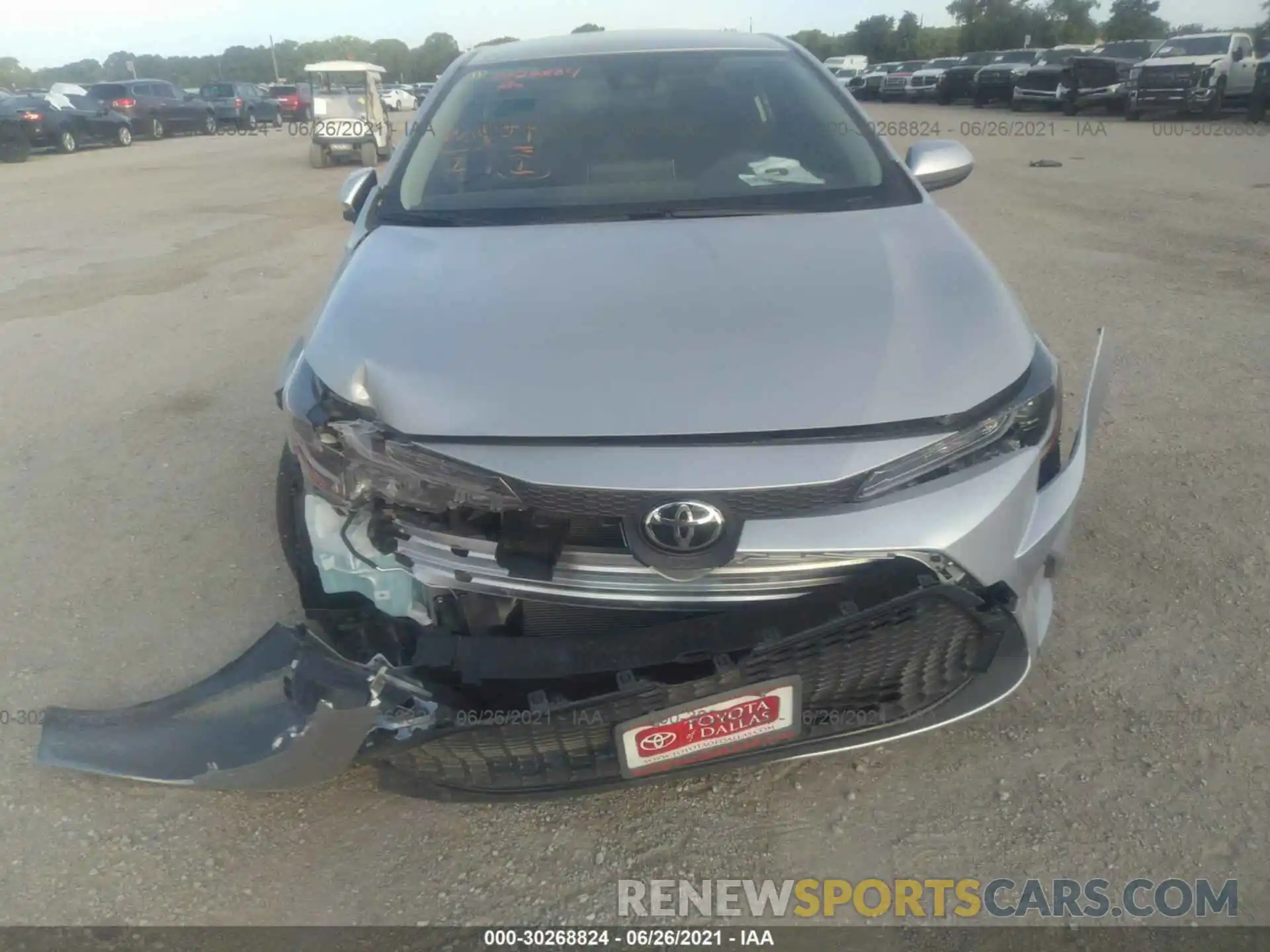 6 Photograph of a damaged car JTDEPMAE3MJ147335 TOYOTA COROLLA 2021