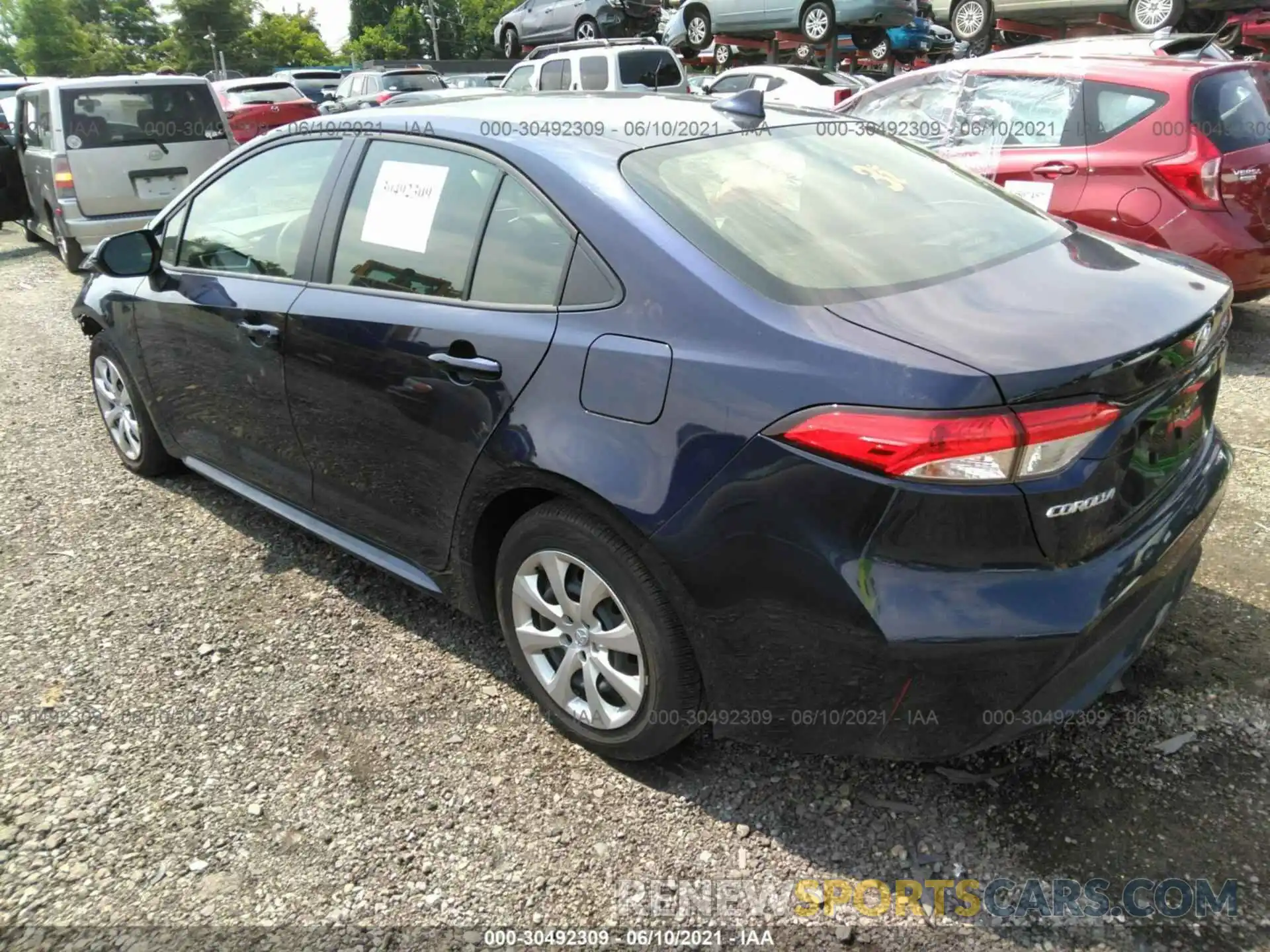 3 Photograph of a damaged car JTDEPMAE3MJ147433 TOYOTA COROLLA 2021