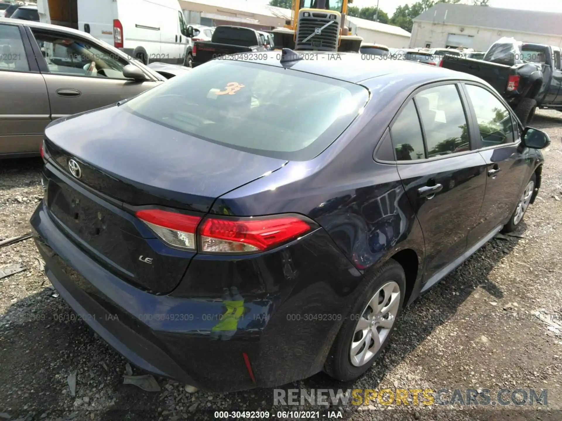 4 Photograph of a damaged car JTDEPMAE3MJ147433 TOYOTA COROLLA 2021