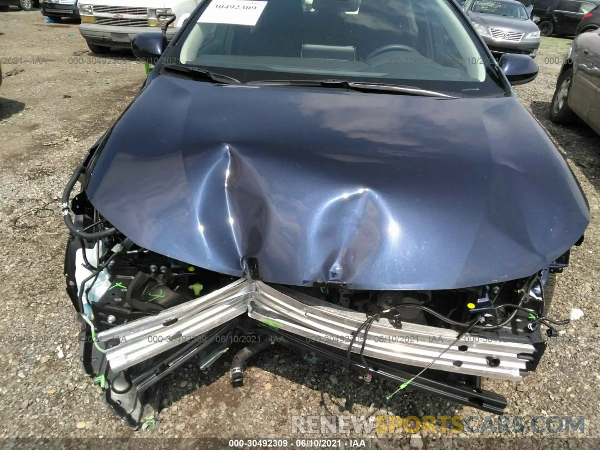 6 Photograph of a damaged car JTDEPMAE3MJ147433 TOYOTA COROLLA 2021