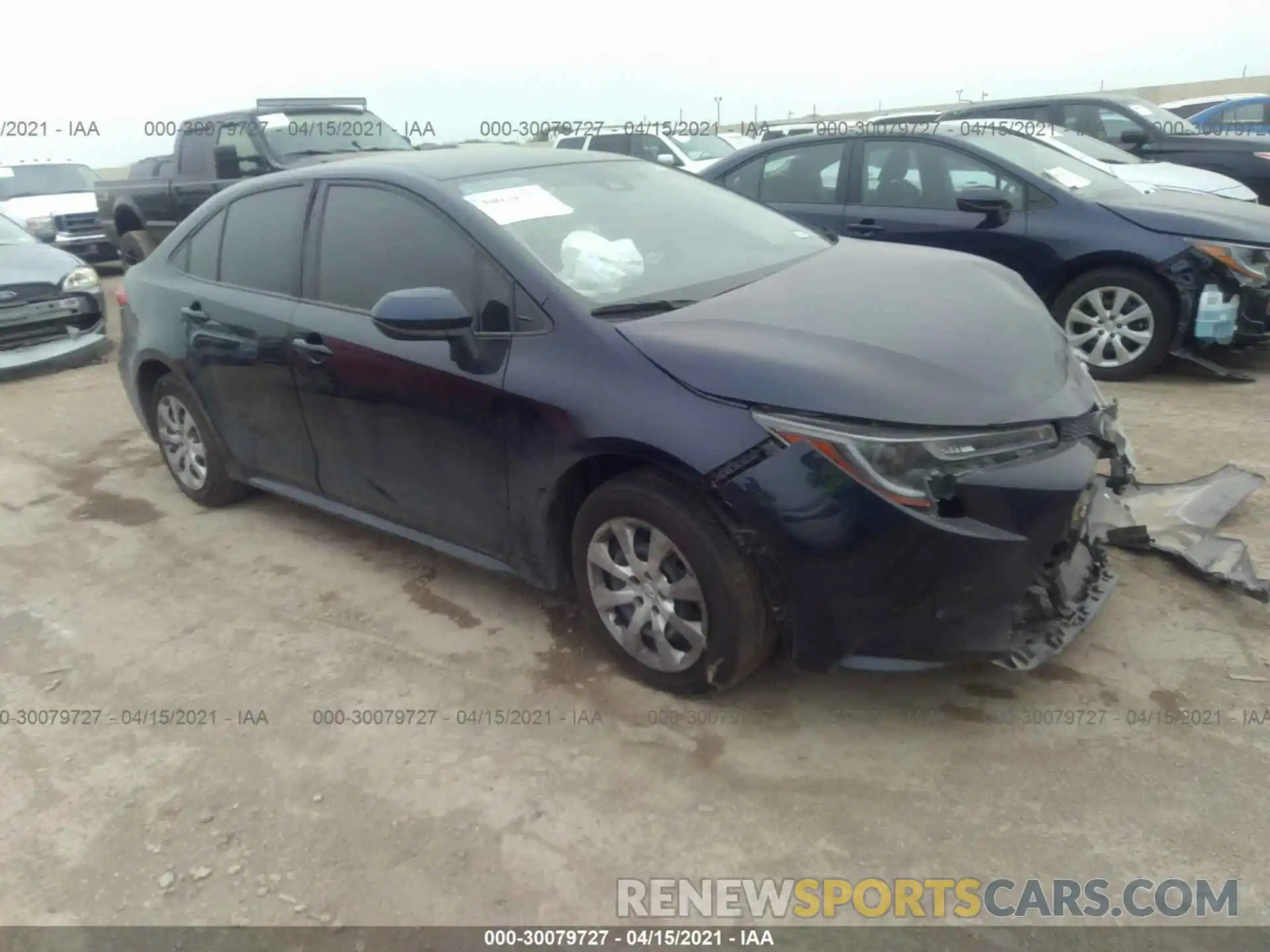 1 Photograph of a damaged car JTDEPMAE3MJ148128 TOYOTA COROLLA 2021