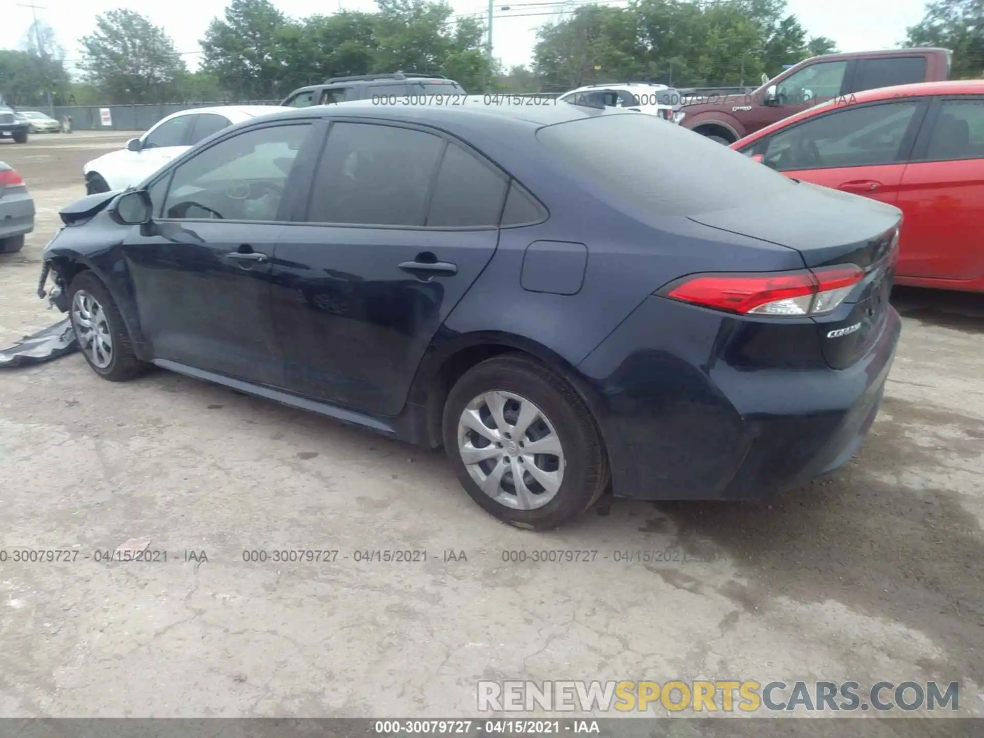 3 Photograph of a damaged car JTDEPMAE3MJ148128 TOYOTA COROLLA 2021