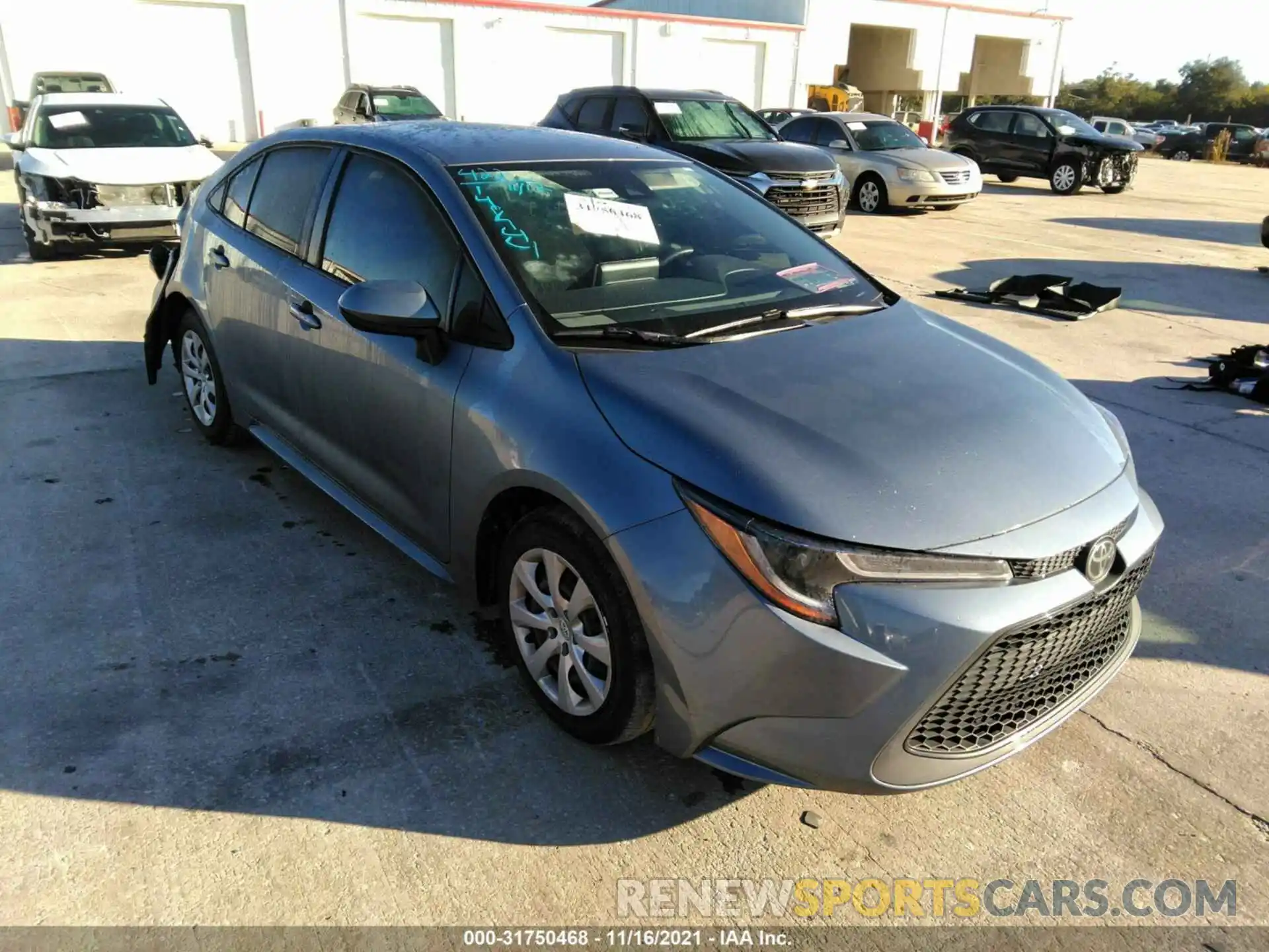 1 Photograph of a damaged car JTDEPMAE3MJ148744 TOYOTA COROLLA 2021