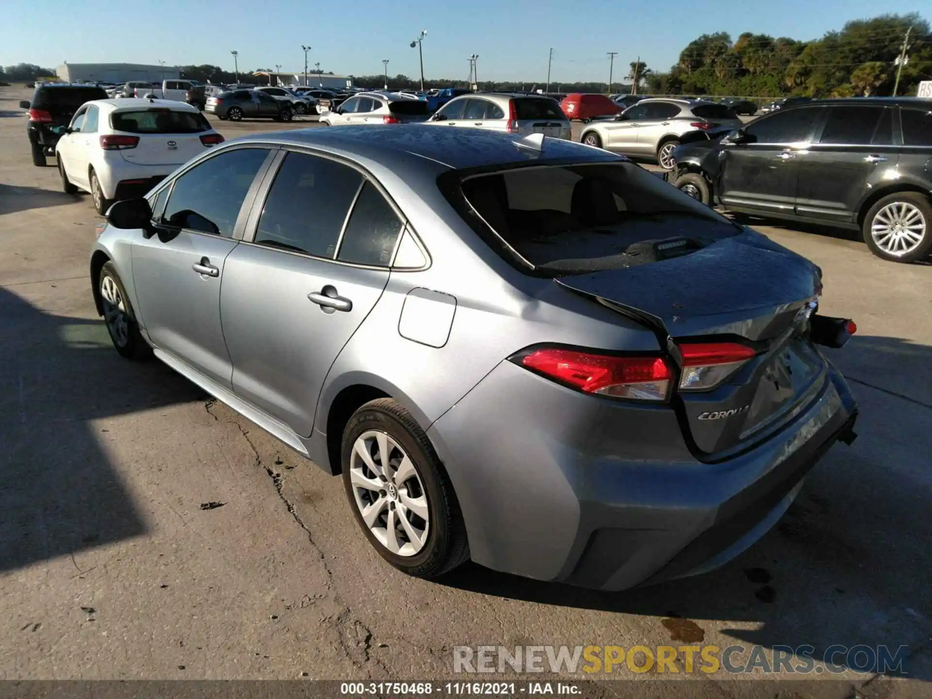 3 Photograph of a damaged car JTDEPMAE3MJ148744 TOYOTA COROLLA 2021