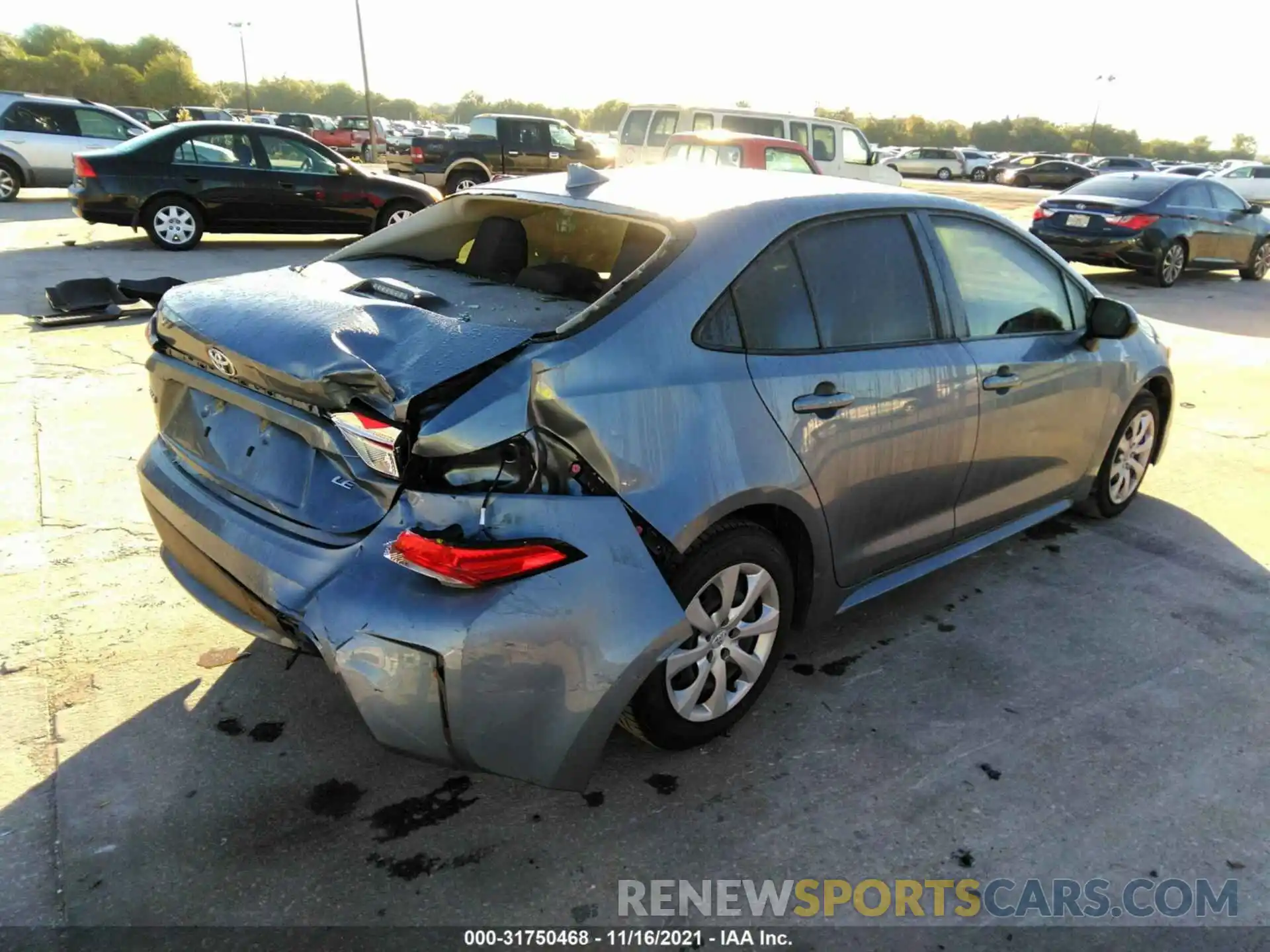 4 Photograph of a damaged car JTDEPMAE3MJ148744 TOYOTA COROLLA 2021