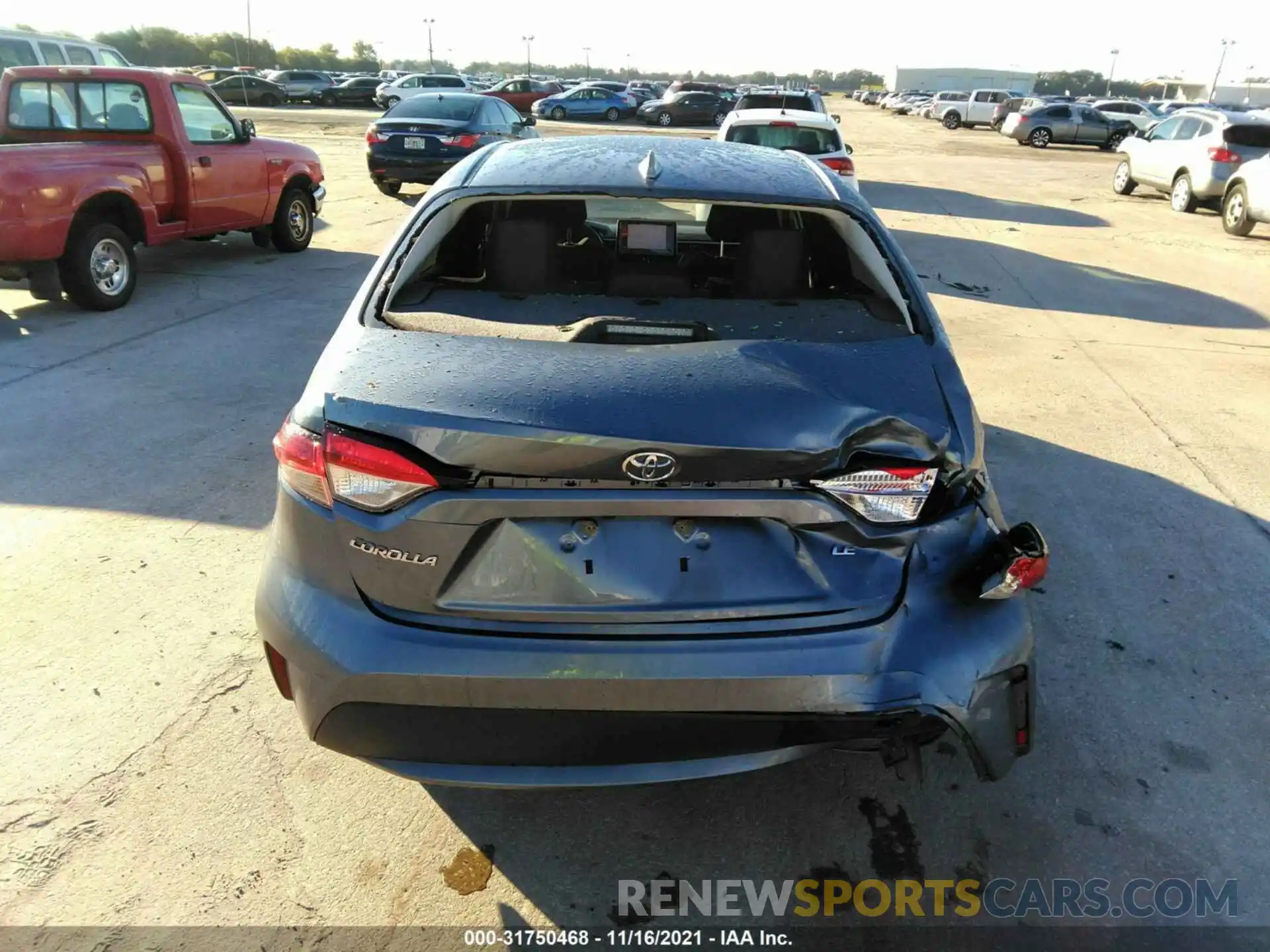 6 Photograph of a damaged car JTDEPMAE3MJ148744 TOYOTA COROLLA 2021