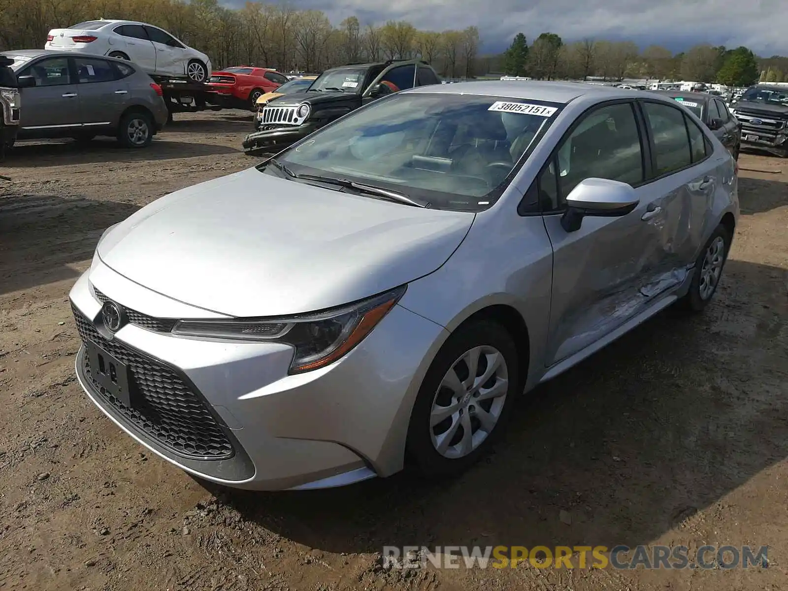 2 Photograph of a damaged car JTDEPMAE3MJ148842 TOYOTA COROLLA 2021