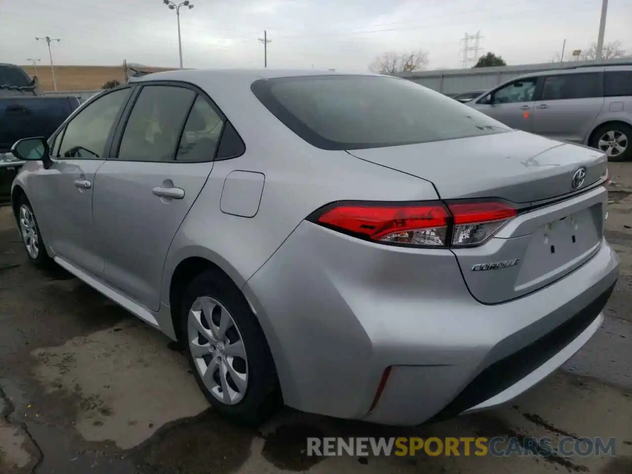 3 Photograph of a damaged car JTDEPMAE3MJ149098 TOYOTA COROLLA 2021