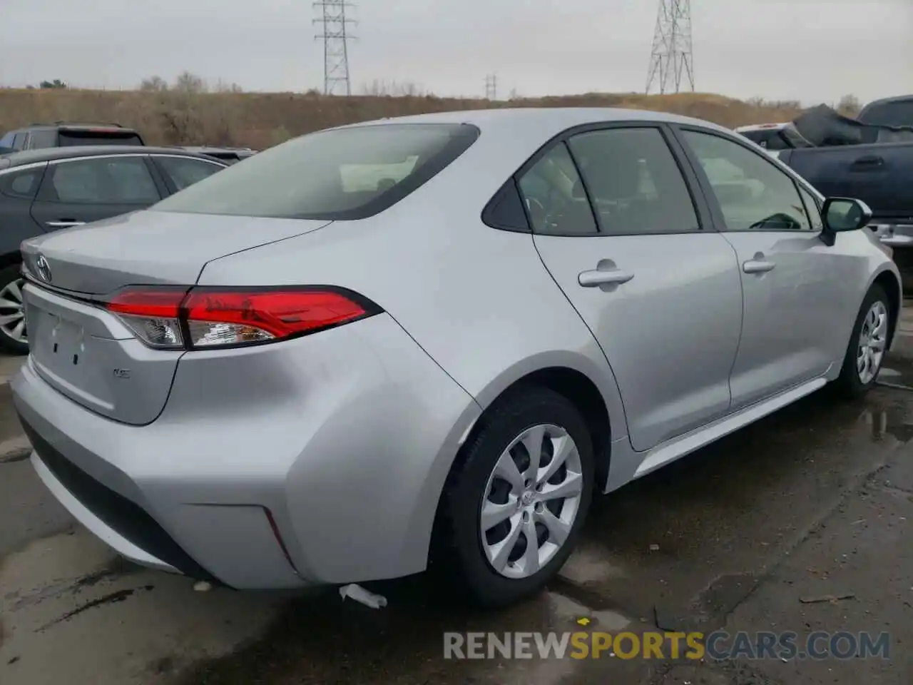 4 Photograph of a damaged car JTDEPMAE3MJ149098 TOYOTA COROLLA 2021