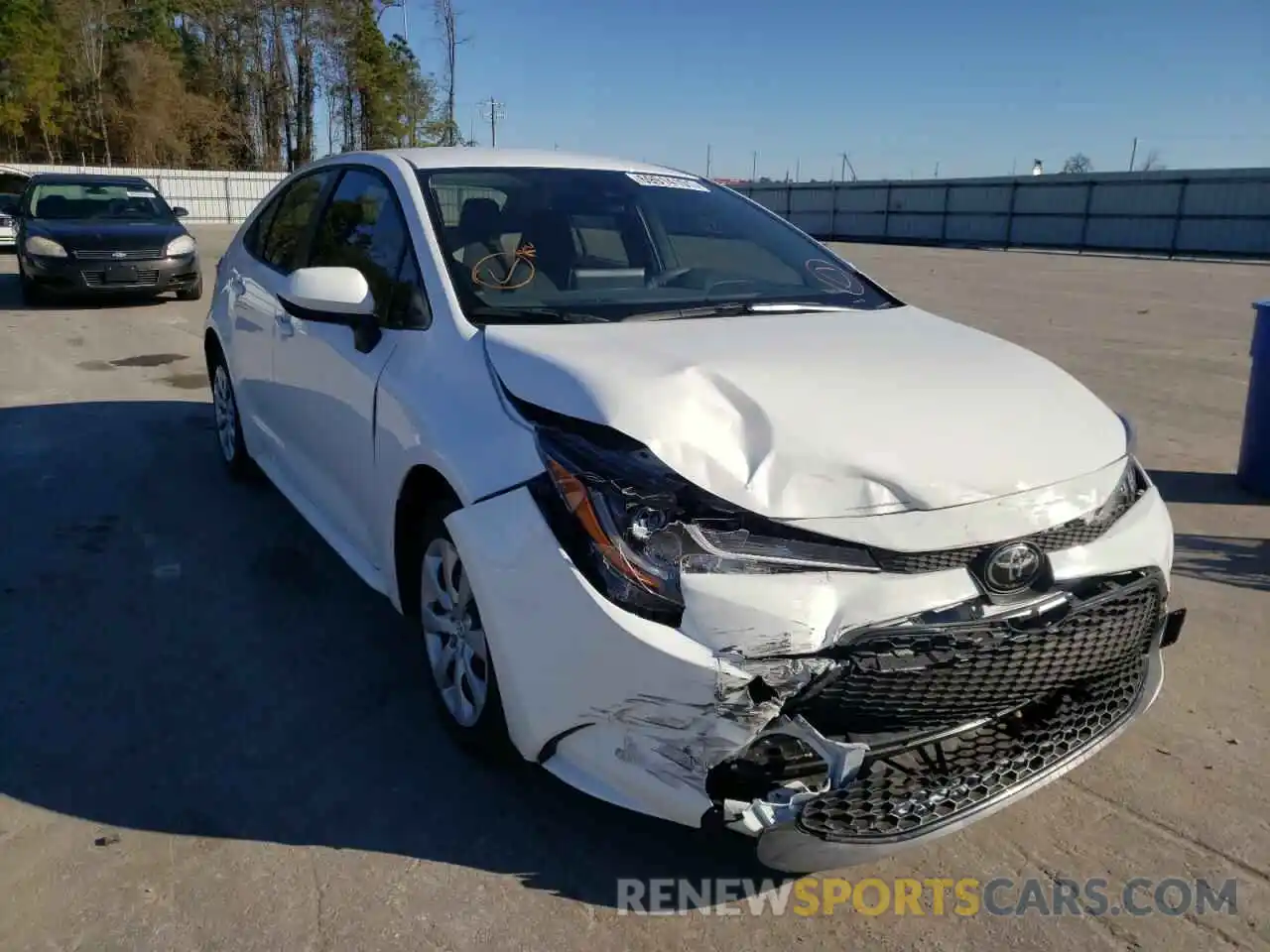 1 Photograph of a damaged car JTDEPMAE3MJ149456 TOYOTA COROLLA 2021