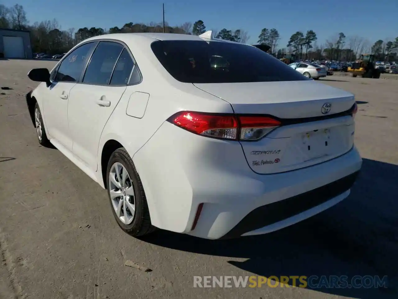 3 Photograph of a damaged car JTDEPMAE3MJ149456 TOYOTA COROLLA 2021