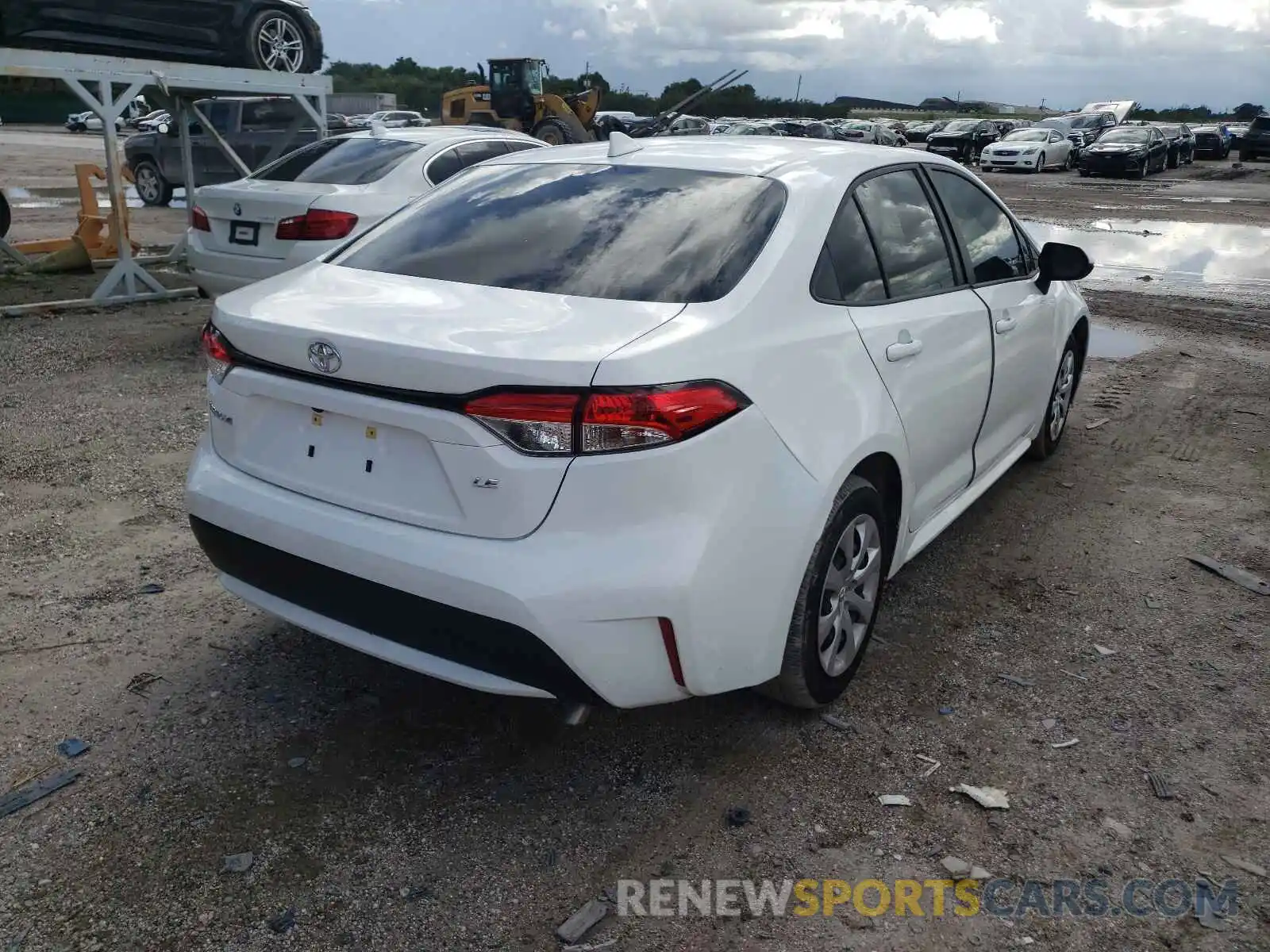 4 Photograph of a damaged car JTDEPMAE3MJ149697 TOYOTA COROLLA 2021