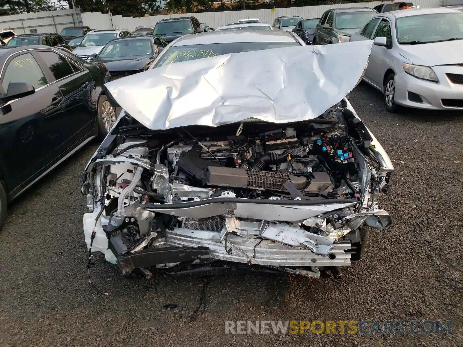 9 Photograph of a damaged car JTDEPMAE3MJ150087 TOYOTA COROLLA 2021