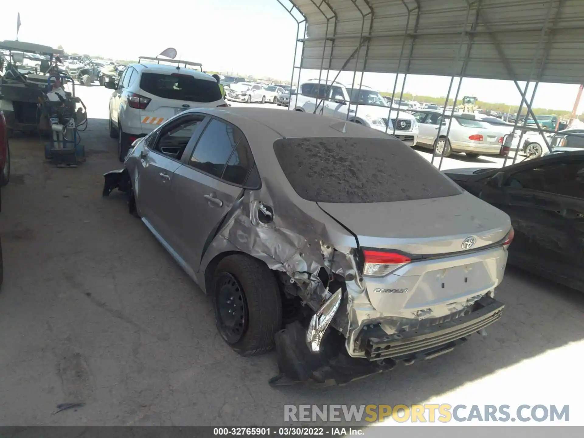 3 Photograph of a damaged car JTDEPMAE3MJ150882 TOYOTA COROLLA 2021