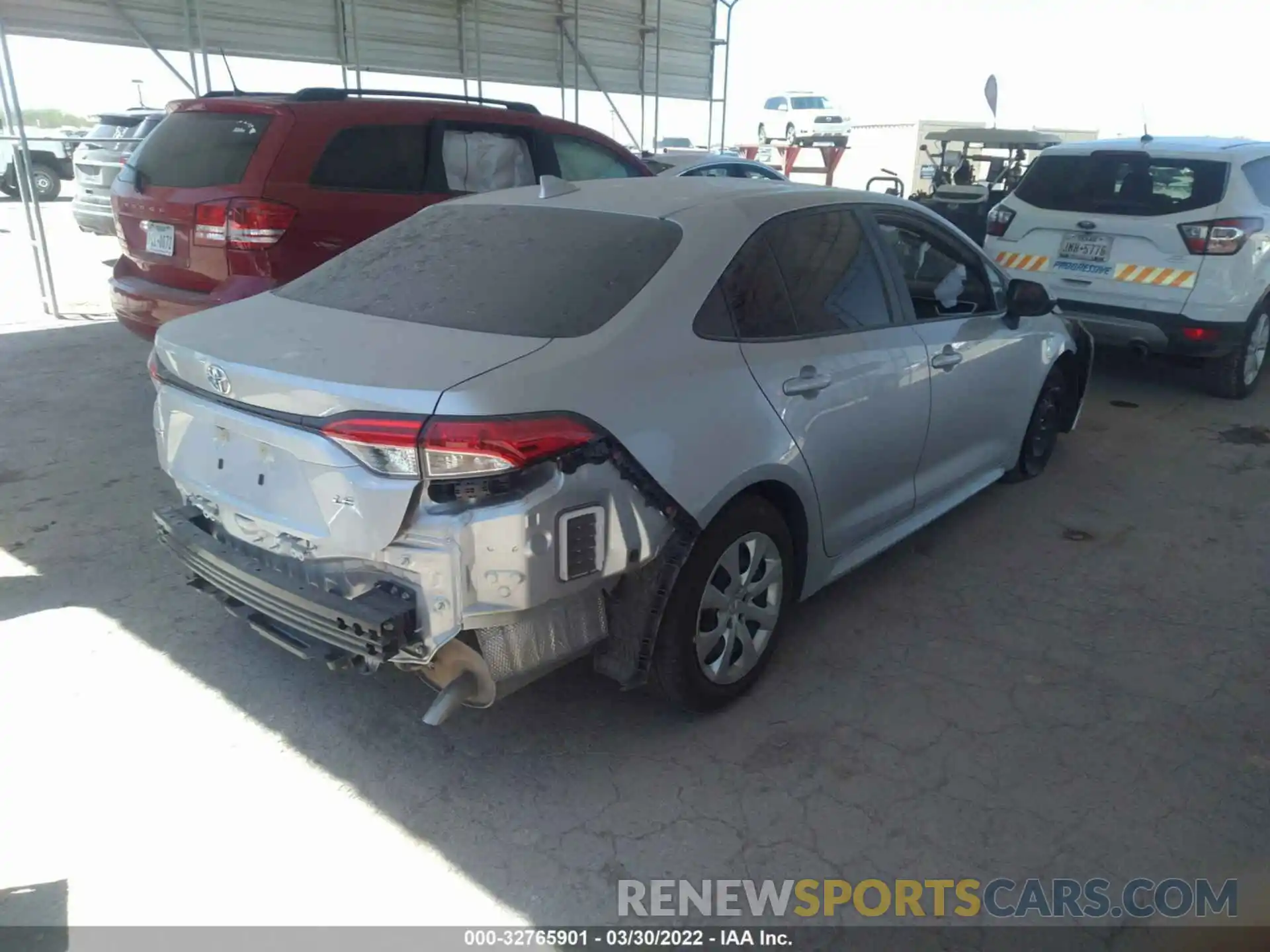 4 Photograph of a damaged car JTDEPMAE3MJ150882 TOYOTA COROLLA 2021