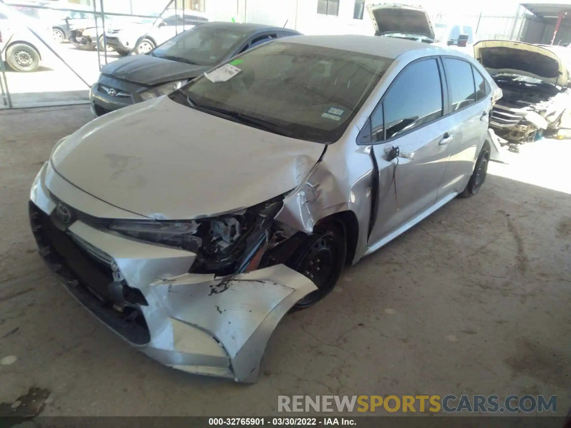 6 Photograph of a damaged car JTDEPMAE3MJ150882 TOYOTA COROLLA 2021