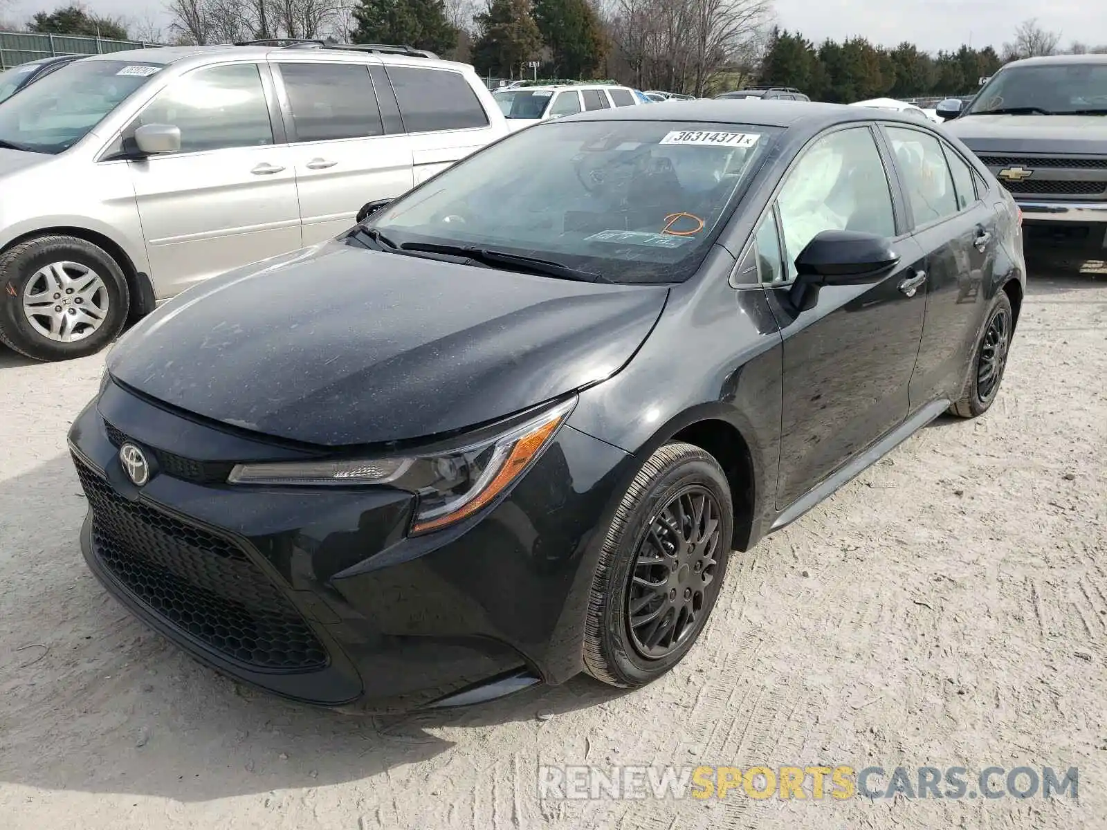 2 Photograph of a damaged car JTDEPMAE3MJ151711 TOYOTA COROLLA 2021