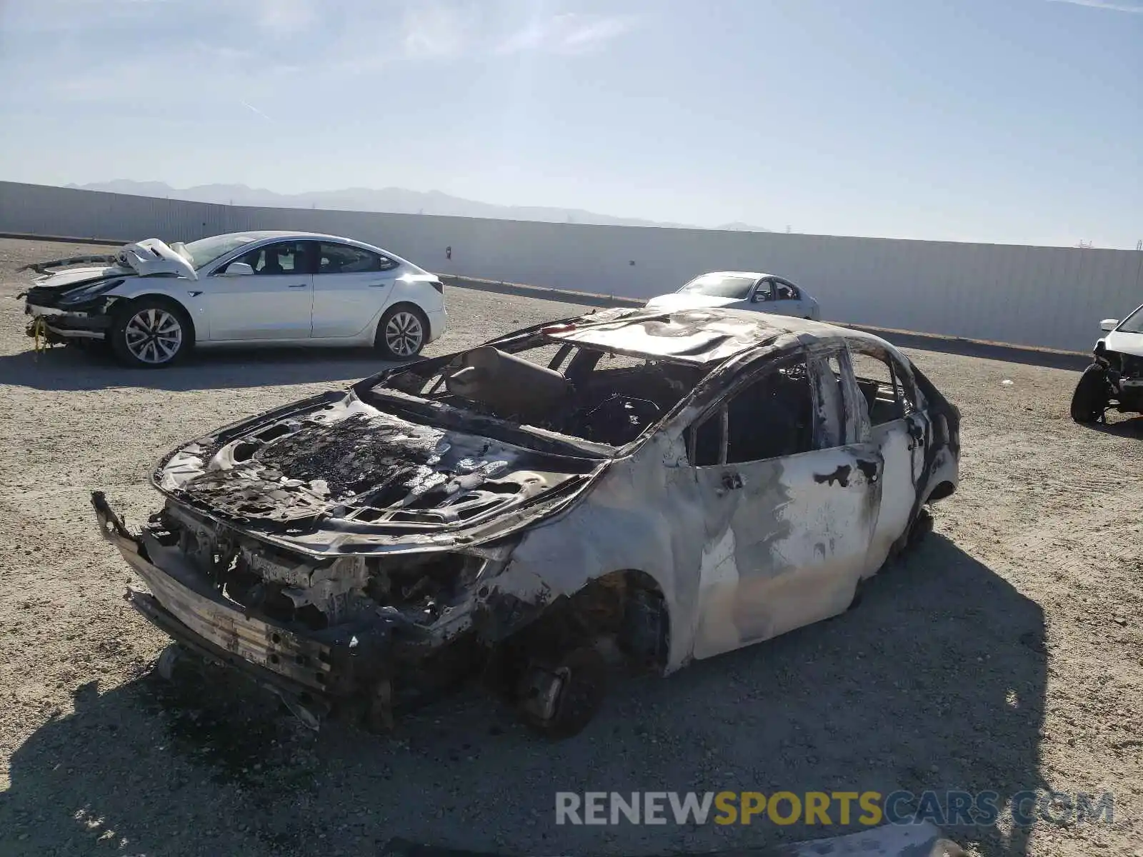 2 Photograph of a damaged car JTDEPMAE3MJ151837 TOYOTA COROLLA 2021