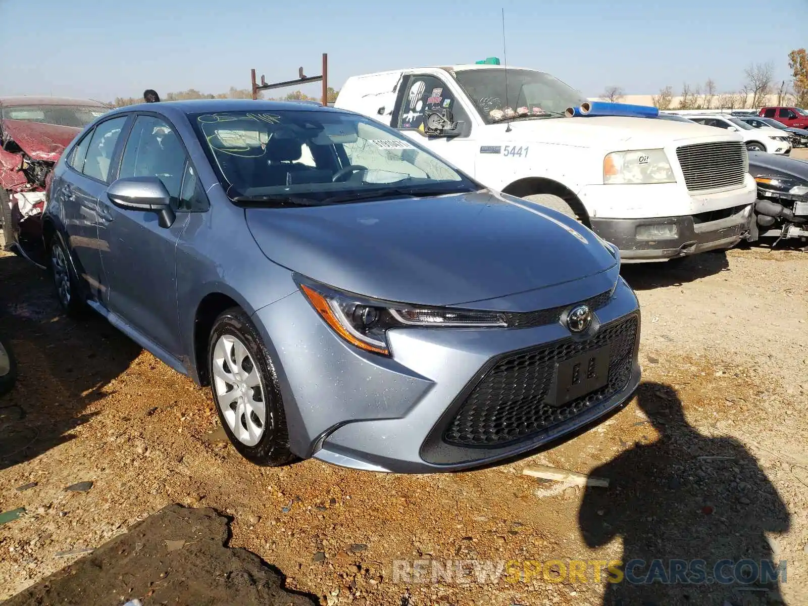 1 Photograph of a damaged car JTDEPMAE3MJ152163 TOYOTA COROLLA 2021