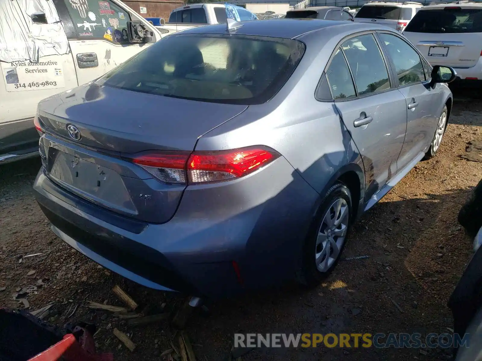 4 Photograph of a damaged car JTDEPMAE3MJ152163 TOYOTA COROLLA 2021