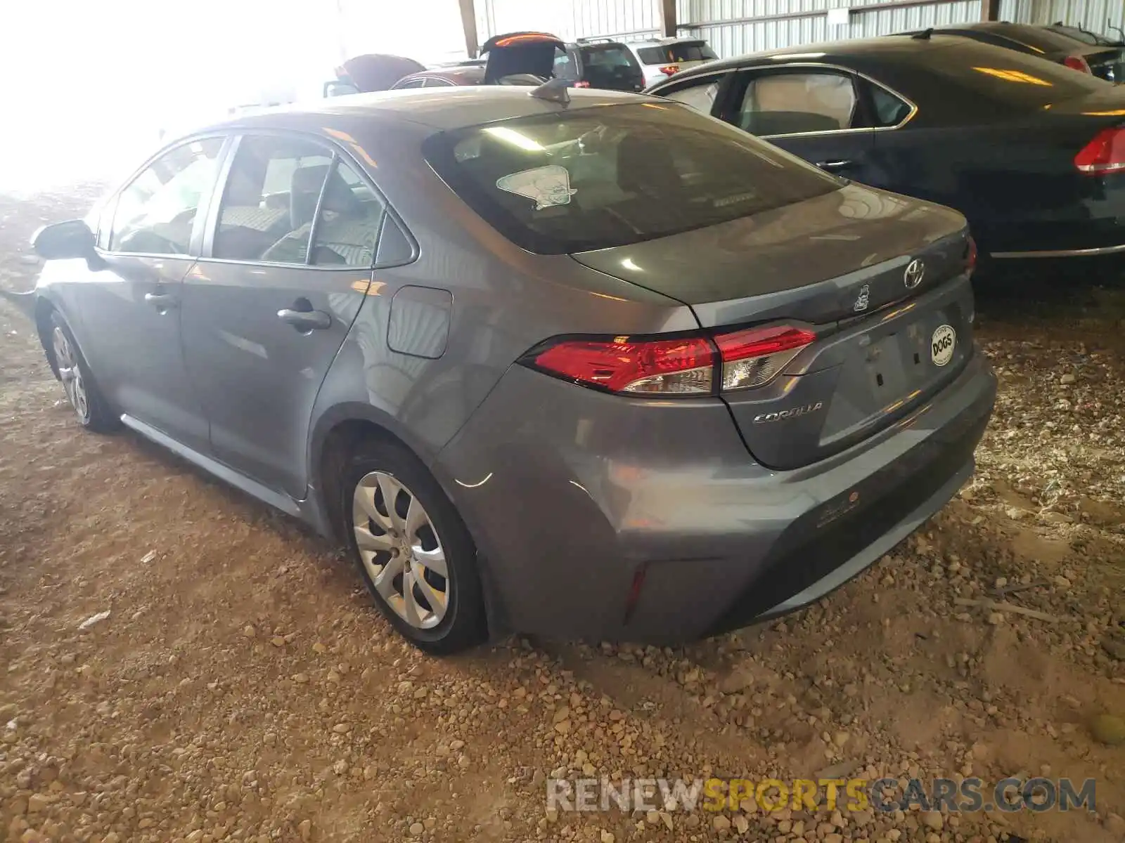 3 Photograph of a damaged car JTDEPMAE3MJ152356 TOYOTA COROLLA 2021