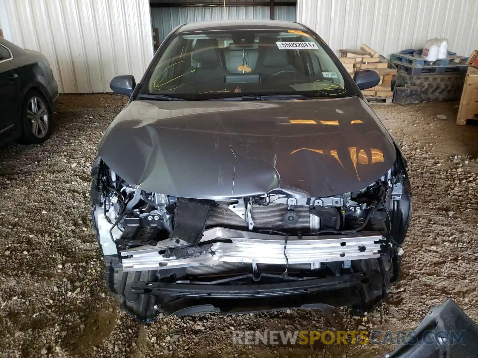 9 Photograph of a damaged car JTDEPMAE3MJ152356 TOYOTA COROLLA 2021