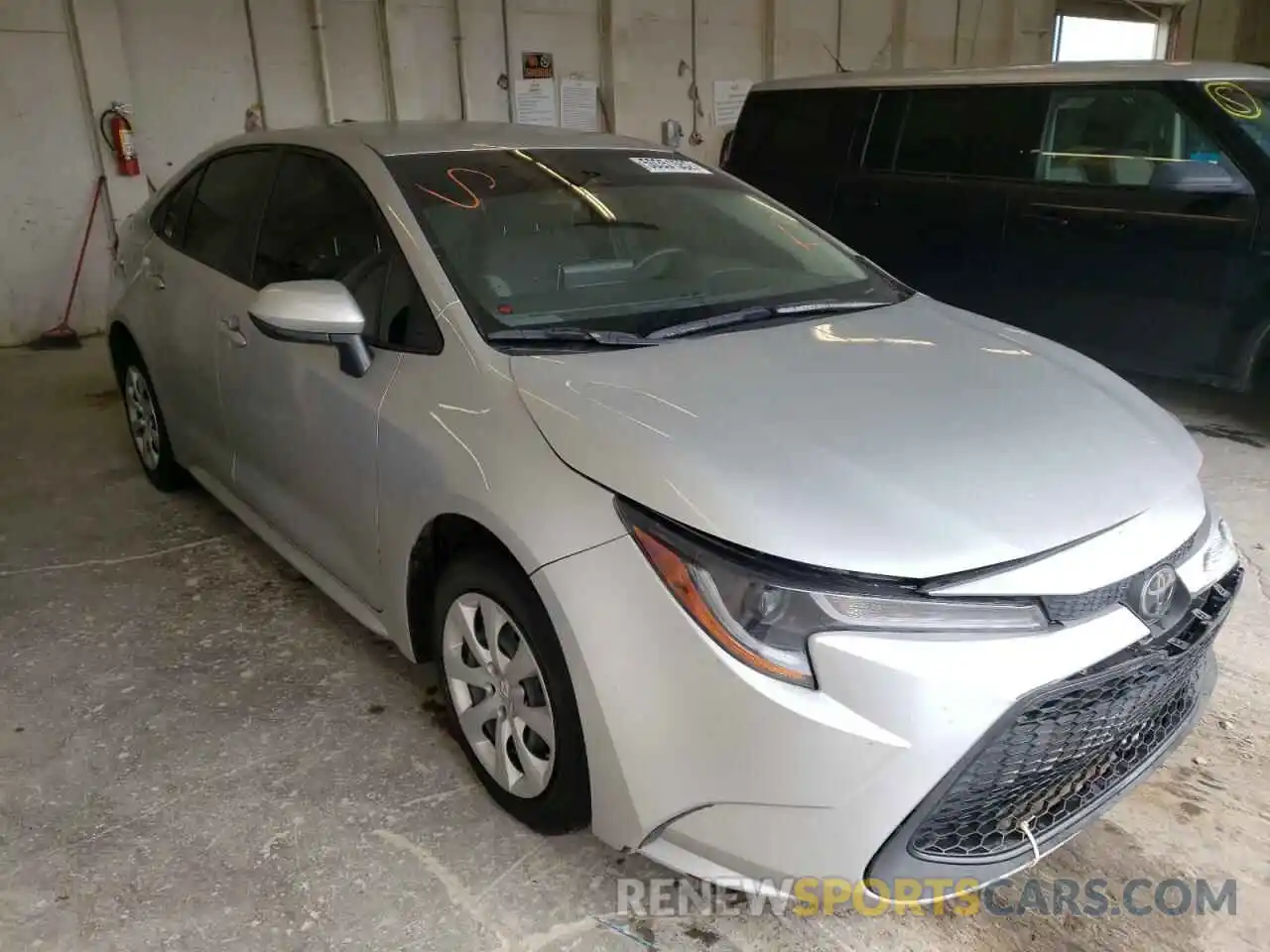 1 Photograph of a damaged car JTDEPMAE3MJ153667 TOYOTA COROLLA 2021