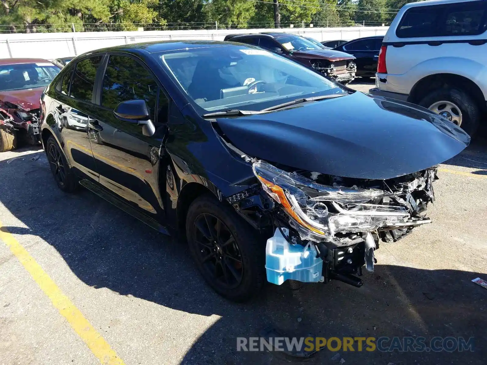 1 Photograph of a damaged car JTDEPMAE3MJ153880 TOYOTA COROLLA 2021