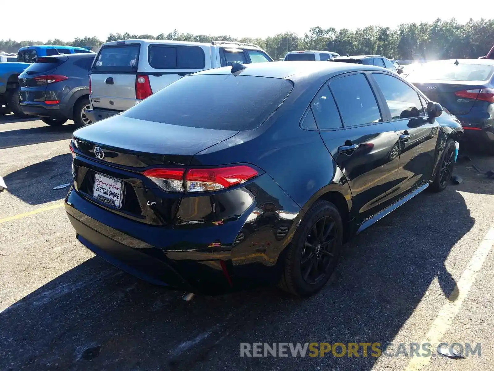 4 Photograph of a damaged car JTDEPMAE3MJ153880 TOYOTA COROLLA 2021